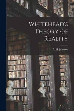 portada Whitehead's Theory of Reality