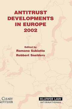 portada antitrust developments in europe (en Inglés)