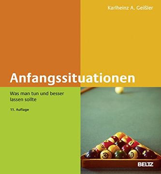 portada Anfangssituationen: Was man tun und Besser Lassen Sollte (Beltz Weiterbildung) (in German)