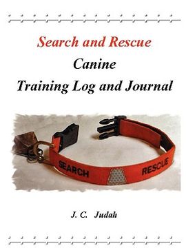 portada search and rescue canine - training log and journal (en Inglés)