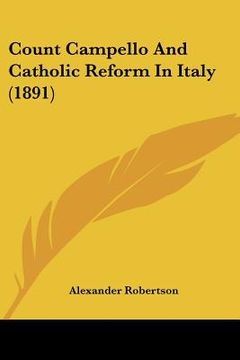 portada count campello and catholic reform in italy (1891) (en Inglés)