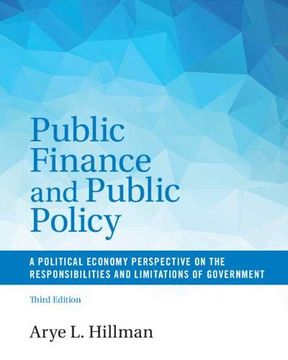 portada Public Finance and Public Policy: A Political Economy Perspective on the Responsibilities and Limitations of Government (en Inglés)