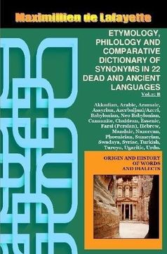portada Vol.2. ETYMOLOGY, PHILOLOGY AND COMPARATIVE DICTIONARY OF SYNONYMS IN 22 DEAD AND ANCIENT LANGUAGES