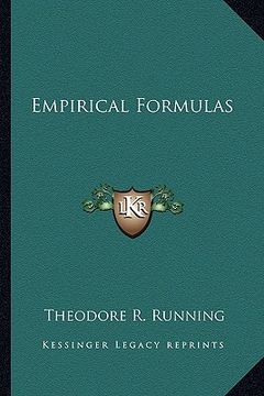 portada empirical formulas (en Inglés)