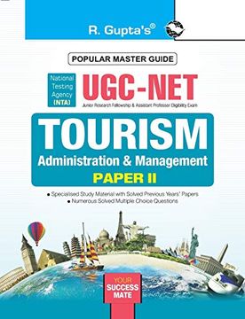 portada Ugc Net: Tourism-Administration and Management (Paper ii) Exam Guide (libro en Inglés)