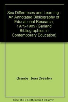 portada Sex Differences and Learning: An Annotated Bibliography of Educational Research, 1979-1989 (en Inglés)