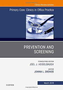 portada Prevention and Screening, an Issue of Primary Care: Clinics in Office Practice, 1e (The Clinics: Internal Medicine) (en Inglés)
