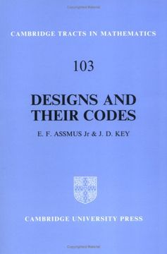 portada Designs and Their Codes Paperback (Cambridge Tracts in Mathematics) (en Inglés)