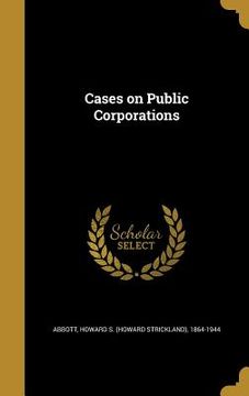portada Cases on Public Corporations (en Inglés)