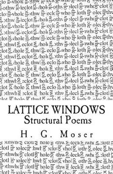 portada Lattice Windows: Structural Poems (en Inglés)