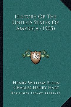 portada history of the united states of america (1905) (en Inglés)