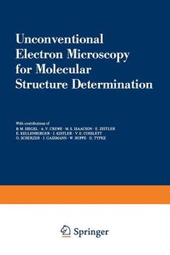 portada Unconventional Electron Microscopy for Molecular Structure Determination (en Alemán)
