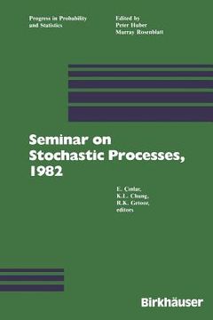portada seminar on stochastic processes, 1982