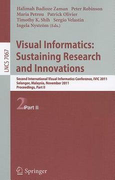 portada visual informatics: sustaining research and innovations