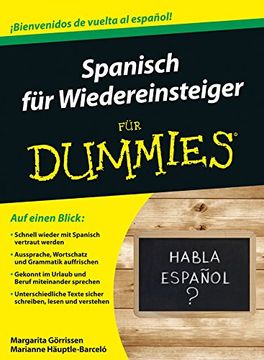 portada Spanisch für Wiedereinsteiger für Dummies