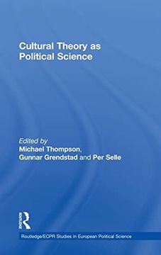 portada Cultural Theory as Political Science (Routledge (en Inglés)