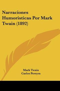 portada narraciones humoristicas por mark twain (1892) (en Inglés)