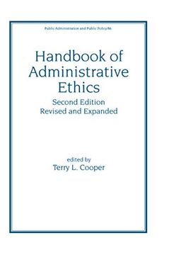 portada Handbook of Administrative Ethics (Public Administration & Public Policy) (en Inglés)