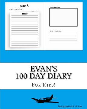 portada Evan's 100 Day Diary (en Inglés)