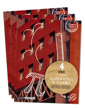 portada Matematika b 4 (in Basque)
