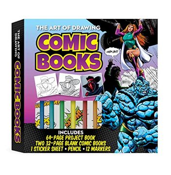 portada The art of Drawing Comic Books Kit: Learn to Draw Comic Book Characters and Create Your own Comic Books (in English)