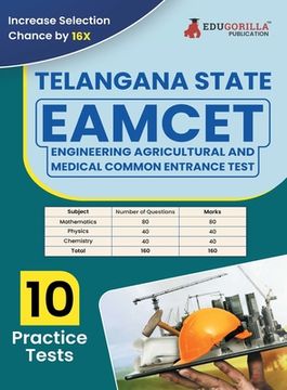 portada TS EAMCET Engineering Exam Book 2023 (English Edition) Telangana State Engineering, Agricultural and Medical Common Entrance Test 10 Practice Tests (1