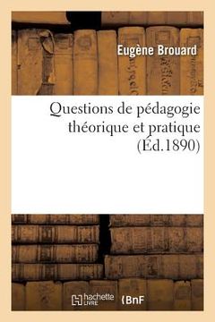 portada Questions de Pédagogie Théorique Et Pratique (in French)