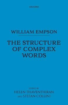 portada William Empson: The Structure of Complex Words (en Inglés)