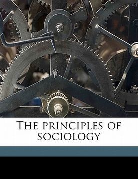portada the principles of sociology volume v. 1 pt. 2