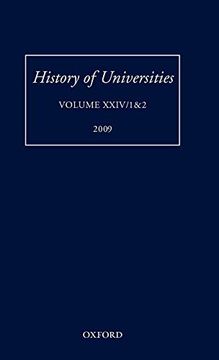 portada History of Universities: Volume Xxiv 1&2 (History of Universities Series) (en Inglés)