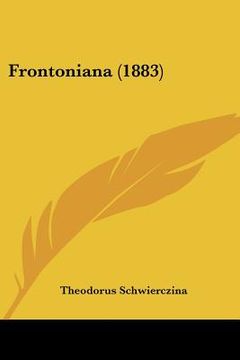 portada frontoniana (1883) (in English)