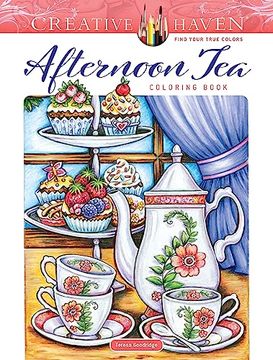 portada Creative Haven: Afternoon tea Coloring Book (en Inglés)