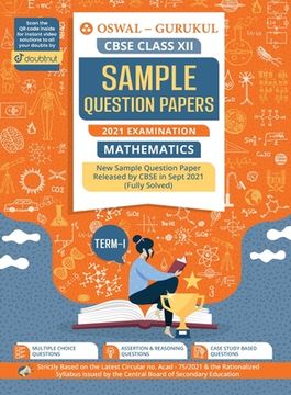 portada Sample Question Papers Mathematics: CBSE Class 12 for Term-I November 2021 Examination (en Inglés)