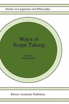portada ways of scope taking (en Inglés)