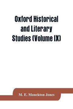 portada Oxford historical and Literary Studies (Volume IX): Warren Hastings in Bengal: 1772-1774 (en Inglés)