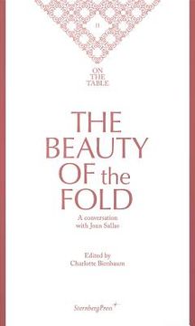 portada the beauty of the fold: an interview with joan sallas (en Inglés)