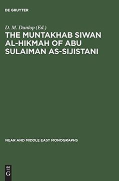 portada The Muntakhab Siwan Al-Hikmah of abu Sulaiman As-Sijistani 