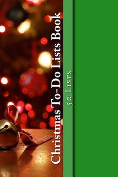 portada Christmas To-Do Lists Book: 50 Lists (en Inglés)