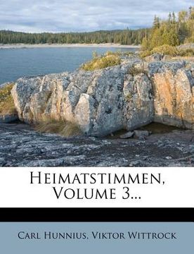 portada Heimatstimmen, Volume 3... (en Alemán)