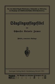 portada Säuglingspflegefibel (German Edition)