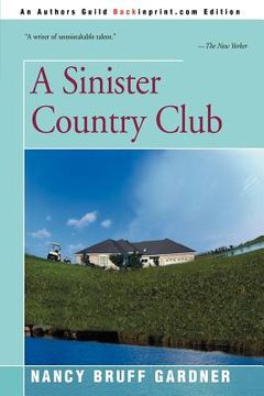 portada a sinister country club (in English)