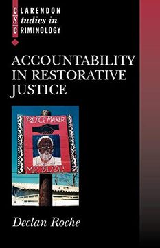 portada Accountability in Restorative Justice (Clarendon Studies in Criminology) (en Inglés)