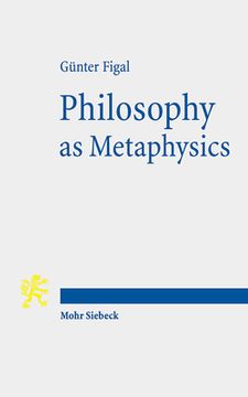 portada Philosophy as Metaphysics: The Torino Lectures (en Inglés)