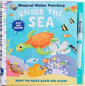 portada Magic Color & Fade - Under the Sea: Art Activity Book - Books for Family Travel - kid s Coloring Books - Magic Color and Fade (Iseek) (en Inglés)