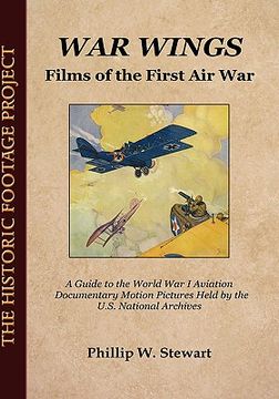 portada war wings: films of the first air war (en Inglés)