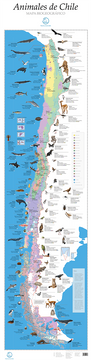 portada Animales de Chile. Mapa Biogeográfico