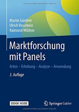 portada Marktforschung mit Panels: Arten - Erhebung - Analyse - Anwendung (en Alemán)