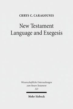 portada New Testament Language and Exegesis: A Diachronic Approach (in English)