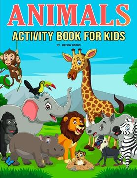 portada Animals Activity Book for Kids (en Inglés)