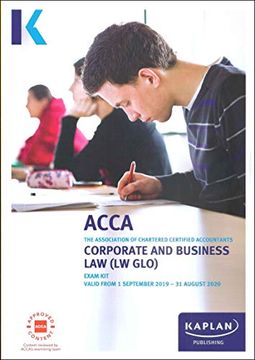 portada Corporate and Business law (Glo) (Kaplan Approved Acca) (en Inglés)